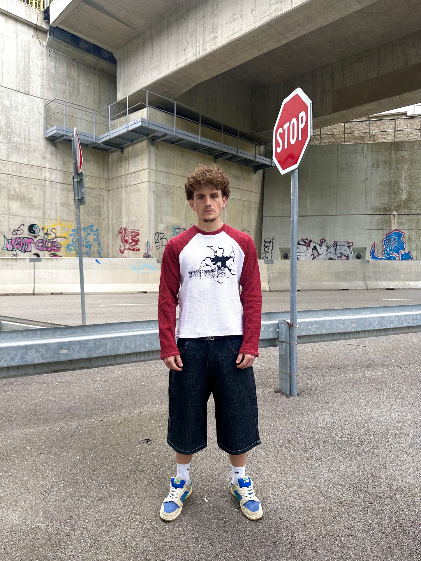 moonflower long-sleeve red
