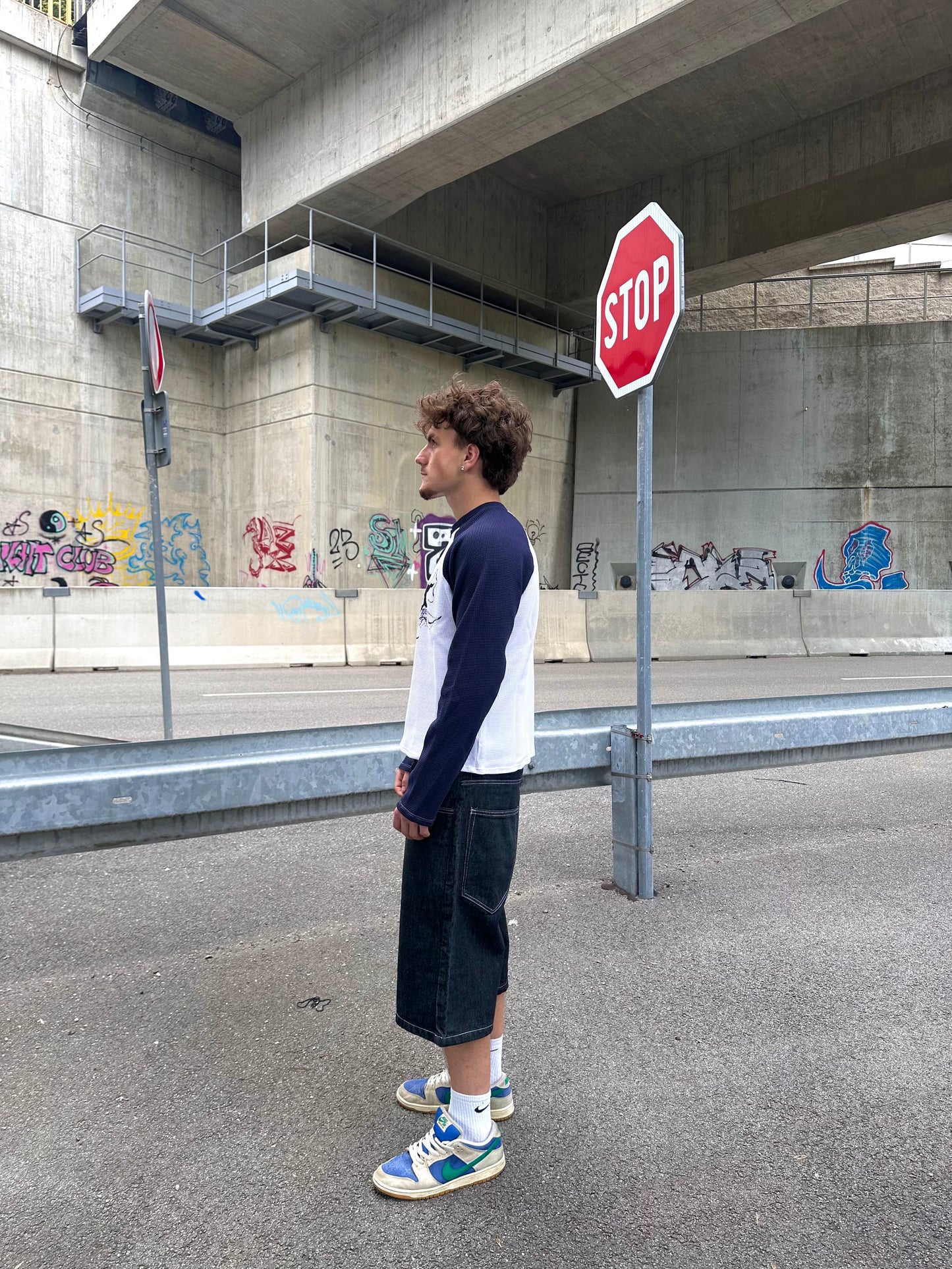 moonflower long-sleeve blue